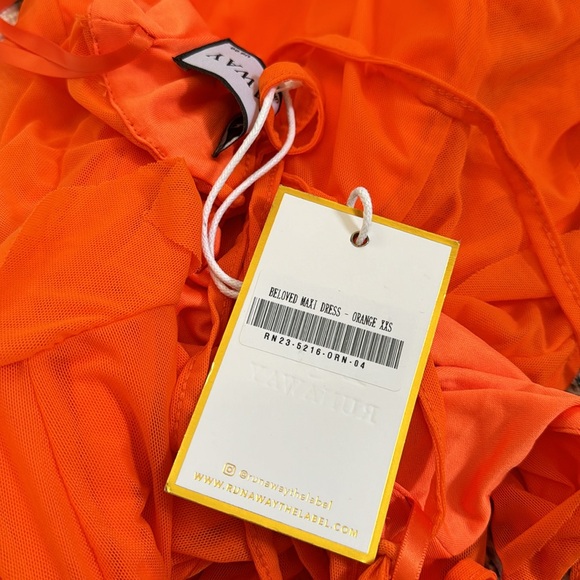 Runaway the label beloved maxi dress in orange - Picture 4 of 4